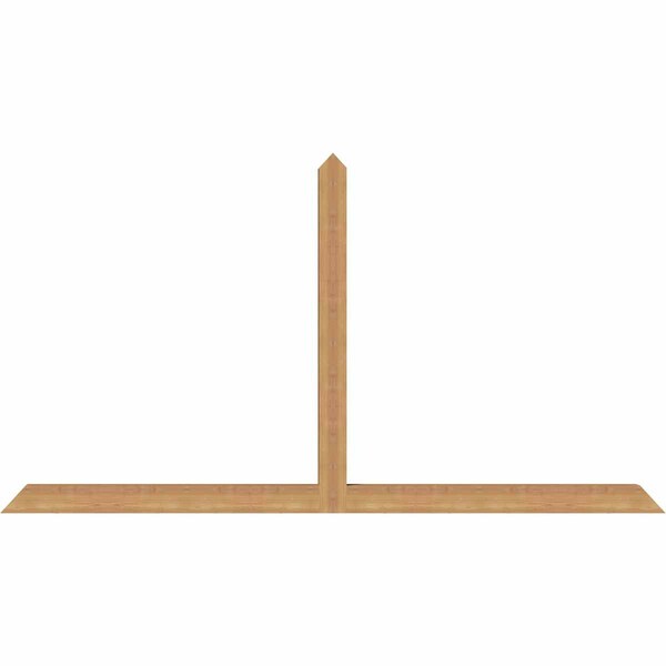 Ekena Millwork Portland Timber Gable Bracket, Western Red Cedar, 84"W x 45"H x 3 1/2"D x 3 1/2"F, 13/12 Pitch GBW084X45X0404POR00SWR - main